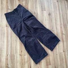 無印良品　コーデュロイパンツ　黒　s