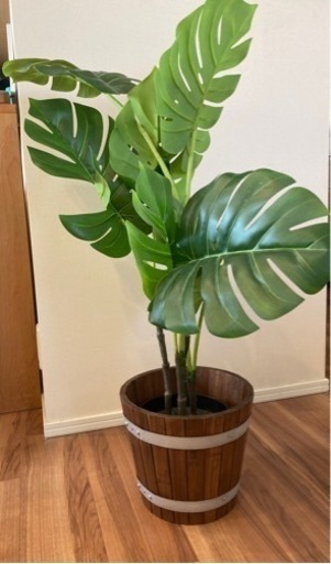 IKEA フェイク　観葉植物　鉢カバー付き