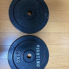 ファイティングロード　バーベルプレート　7.5kg×2 