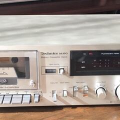 引き取り限定　値引きなし　Technics メタルテープ対応　 ステレオカセットデッキ RS-M33G（動作品）引取り限定
