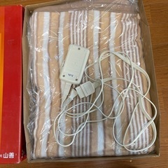 あげます。　電気かけしき毛布の画像