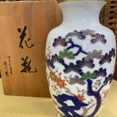 深川製有田焼き花瓶☆花瓶☆有田焼き☆宮内庁御用達☆置物☆和風（Ａ...
