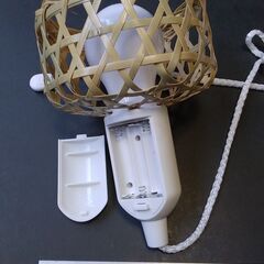 六つ目編み共縁かごペンダントライトの画像