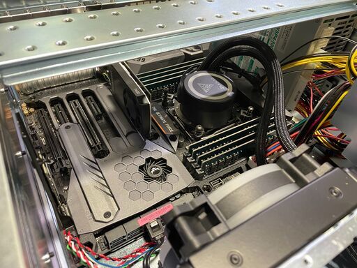 ラックマウント PC Corei9  メモリ128GB HDD8TB+M.2SSD 1GB 1台分