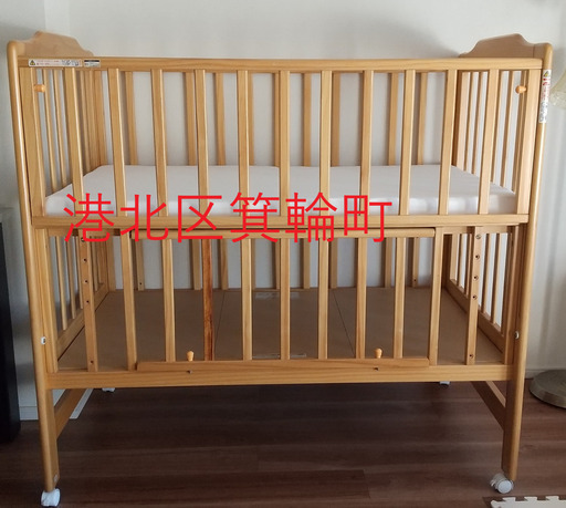 ハイタイプ KATOJI ベビーベッド  【引き取り希望/アピタテラス綱島付近】