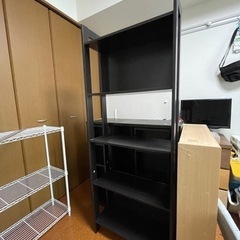 【0円】棚 ダークブラウンの画像