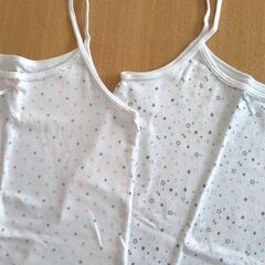 【お取引中】未使用　女のコ　150サイズ　肌着　２枚組の画像