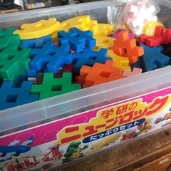 学研のニューブロック　箱入り一式　パーツの過不足あります。