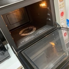 引き取り先が決まりました　電子レンジ　2/7まで  オープン用トレーもおつけします。の画像