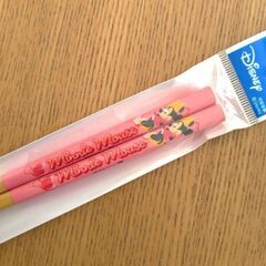 【お取引中】お箸　ミニーマウス　３膳セットの画像