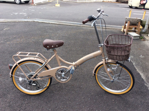 折りたたみ自転車  鍵付き  ENDO