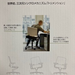 ● オフィスチェアー、ハイバック、ONの画像