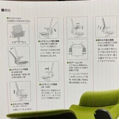 ● オフィスチェアー、ハイバック、ONの画像
