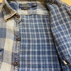 POLO (ポロ・ラルフローレン)シャツ　ビンテージ加工品の画像