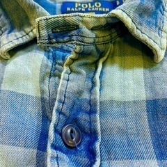 POLO (ポロ・ラルフローレン)シャツ　ビンテージ加工品の画像