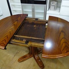 Shin-Lee　伸長式円卓ダイニングテーブル【愛品倶楽部柏店】 の画像