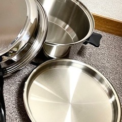 インコア INKOR 5層構造鍋 大フライパン 深型鍋 セット ウイスコ 新品