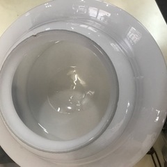 お話し中　レトロ　ヴィンテージ　ミルクガラスとアルミ　ペンダントライトのカバーの画像