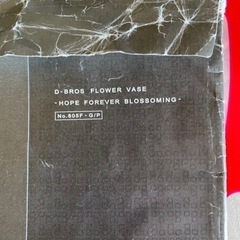 ビニール花瓶　D-BROSの画像