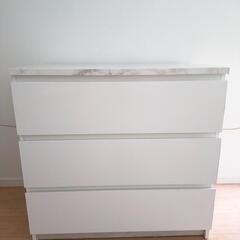 IKEA収納家具　MALM マルム

チェスト（引き出し×3）

