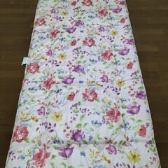 京都西川　花柄敷布団　100cm×210cm