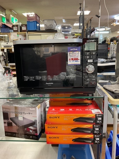 D1*55【ご来店頂ける方限定】オーブンレンジ（Panasonic・2018年製）