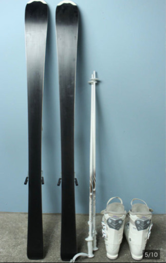 札幌引取限定 SALOMON サロモン lagoon レディース スキーセット 151cm ブーツ/25-25.5cm