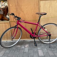 リサイクルショップどりーむ荒田店　No７５７　自転車　中古　クロスバイク　オオトモ　ALTAGE　アルテージ　２６インチ　人気　エコチャリ　ギア切り替え式　６速切り替え