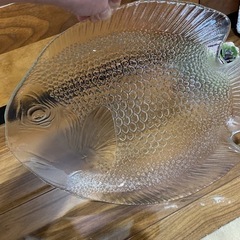 arcoroc アルコロック 魚型ガラス大皿の画像