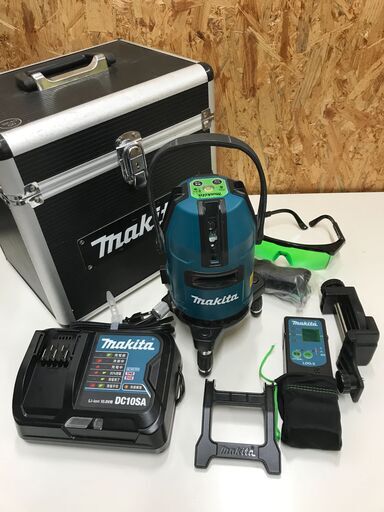 充電式屋内・屋外兼用墨出し器 クロスライン・ろく マキタ SK40GD ※通電チェック済