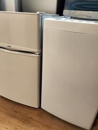 新生活応援家電セット！！No３　ハイアール JR-9DK 2ドア冷凍冷蔵庫 86L 2019年 製・ハイアール JW-C45D 全自動洗濯機　4.5Kg 2019年製　2点セット！！