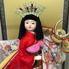ケース入り日本人形　舞踊市松の画像