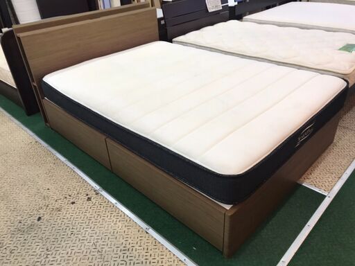 【愛品館八千代店】ニトリ　ダブルベッド　Nスリープハード