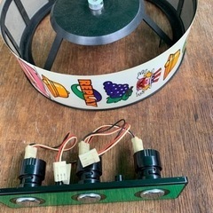 スロット部品、ジャグラーＶ、リール、押しボタンの画像