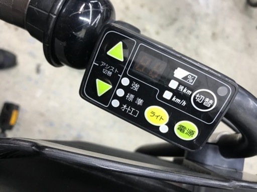 良好！買い物カゴ付き　子供乗せ電動自転車　ヤマハパスキッス　格安