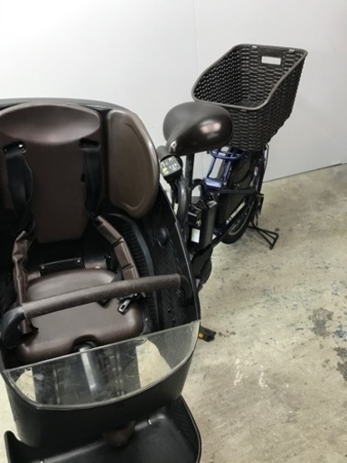 良好！買い物カゴ付き　子供乗せ電動自転車　ヤマハパスキッス　格安
