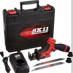 SK11 充電式レシプロソー 14.4V ケース・充電器・バッテ...