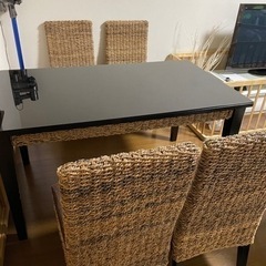 アジアン風 ダイニングテーブル セット