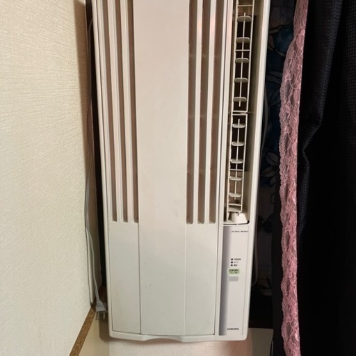 コロナルーム型窓エアコン　冷房2016年中古！リモコンあり！