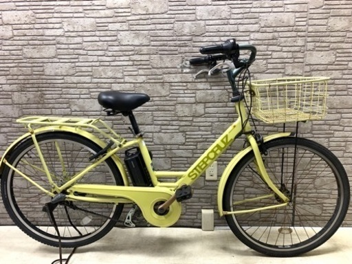 新生活応援SALE 東京23区配達無料　新基準 ブリヂストン ステップクルーズ　8.7Ah リチウム 電動自転車 中古 ■26インチ