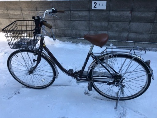 自転車　3段変速、鍵付き