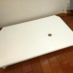 受付1/23まで 譲ります☆折りたたみローテーブル コゲ跡有の画像