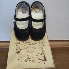 卒園式 入学式用 女の子 シューズ 19cmの画像