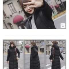 コートジャケット 黒 の画像