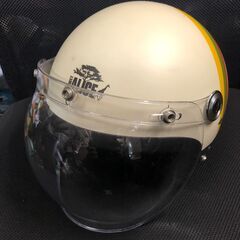 お取引頂きました。中古ヘルメット白＆ストライプ☆GARAGE-E...