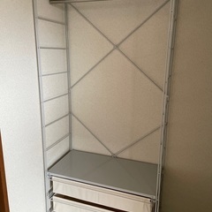 無印良品　スチールユニットシェルフの画像