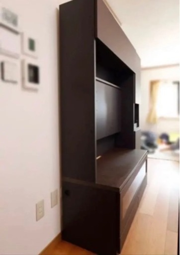 すえ木工 壁面収納型 テレビボード