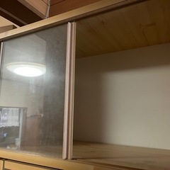 飾り棚付き本棚の画像