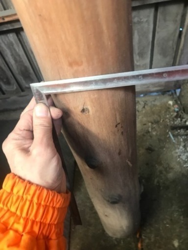 桧の磨き丸太（defcut様向け）その2