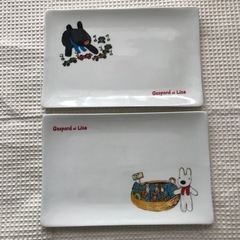 リサとガスパール　プレート2枚の画像